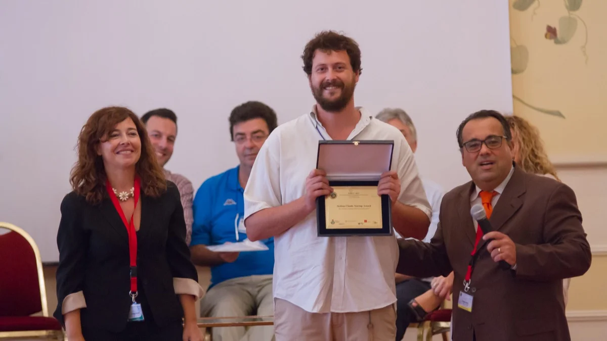 Federico at ESOCC wins the best startup award | Taormina 2015