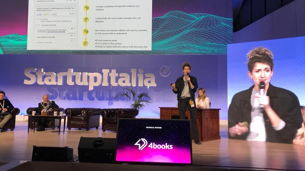 Roberta presents Ludwig at STARTUPITALIA OPEN SUMMIT #SIOS2019 | Milano 2019